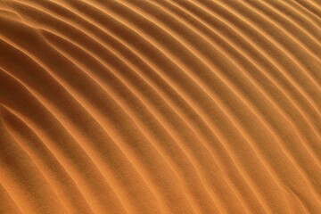 Sand ripples, structure on a sanddune, Rub al Khali desert, Empty Quarter, Dhofar, Oman, Arabia, Asia