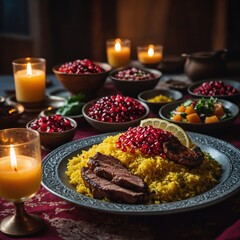 Leonardo_Kino_XL_A_beautifully_plated_iftar_meal_with_grilled_0 