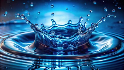 Water splash action studio environment creative viewpoint dynamic concept