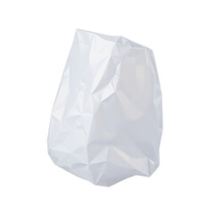 Obraz premium Crumpled Plastic Wrap Appearing Like a Bag