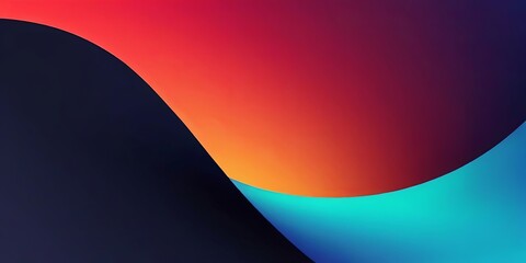 A colorful background with a blue and green wave