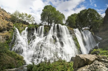 Fototapeta premium Shaki Waterfall, Sisian City, Syunik Province, Armenia, Caucasus, Asia