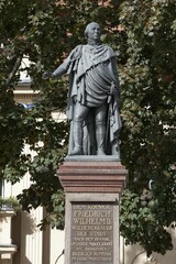 Monument to King Friedrich Wilhelm II, Neuruppin, Ostprignitz-Ruppin, Brandenburg, Germany, Europe