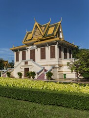 Waiting hall, Hor Samran Phirun next to Preah Tineang Tevea Vinichhay, Royal Palace, Phnom Penh,...