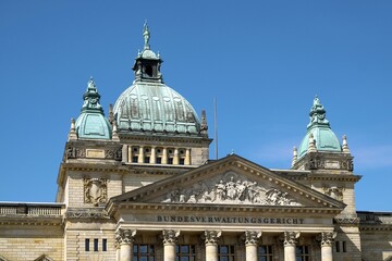Obraz premium Federal Administrative Court, Leipzig, Saxony, Germany, Europe