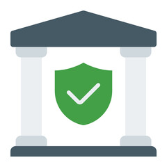 Banking Security flat icon