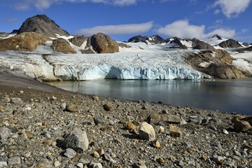 Apusiaajik glacier, near Kulusuk, East Greenland, Greenland, North America