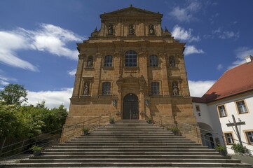 Baroque pilgrimage church Maria Hilf, Amberg, Upper Palatinate, Bavaria, Germany, Europe