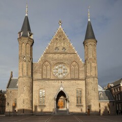 Ridderzaal, Hall of Knights, courtyard, The Hague, Holland, The Netherlands, Europe