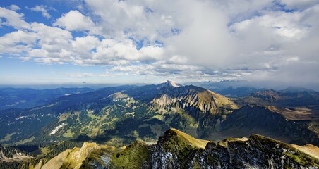 High Ifen, view from Diedamskof, Schoppernau, Vorarlberg, Austria, Europe