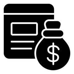 Budgeting Tools glyph icon