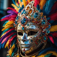 Leonardo_Kino_XL_Closeup_of_a_stunning_Carnival_mask_with_vibr_0