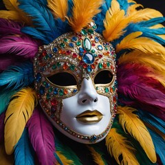 Leonardo_Kino_XL_Closeup_of_a_stunning_Carnival_mask_with_vibr_0