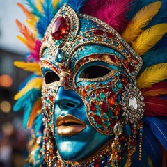 Leonardo_Kino_XL_Closeup_of_a_stunning_Carnival_mask_with_vibr_0