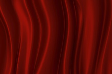 Red silk texture with space for text or image, 3d rendering