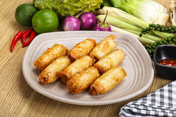 Vietnamese cuisine fried spring roll