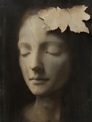 Serene Tranquility: A Sculpted Portrait of Inner Peace