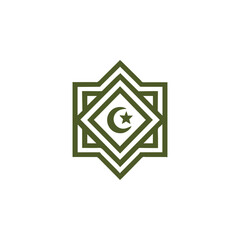 Islamic symbol logo
