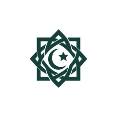 Islamic symbol logo
