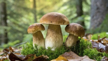 AI generated, Mushroom, Mushrooms, Eukaryotic life, boletaceae (Boletus), Boletus, edible, Edible mushrooms, Mushroom cultivation, king bolete (Boletus edulis), AI generated