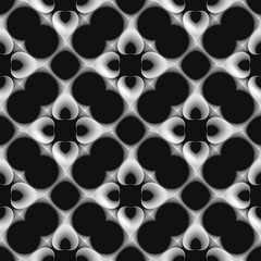 3D effect seamless background, wallpaper decoration pattern