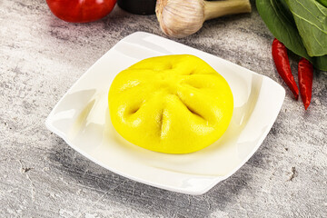 Asian stuffed steamed Bun Bao