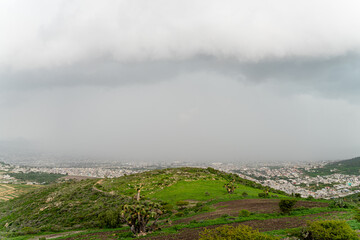 landscape in autumn - hidalgo mexico