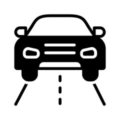 Vector black icon for Transport