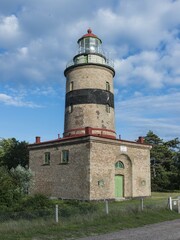 Historic lighthouse of Falsterbo, 1796, the oldest lighthouse site in Scandinavia, Falsterbo,...