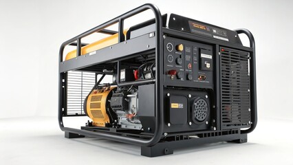 Obraz premium Power Generator Cage - Futuristic Energy Structure