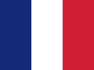 Official national flag of French part Saint Martin