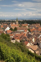 Fototapeta premium Townscape, Turckheim, Alsace, France, Europe