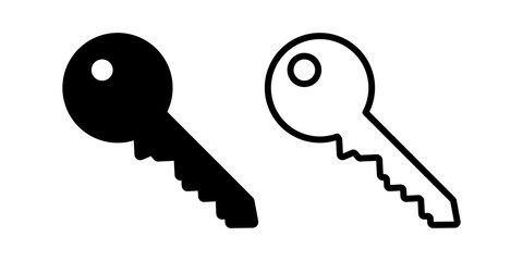 Key icon symbol simple design