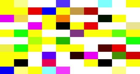 Colorful Abstract Pixel Art Design