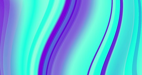 Abstract Wavy Pattern in Blue and Purple