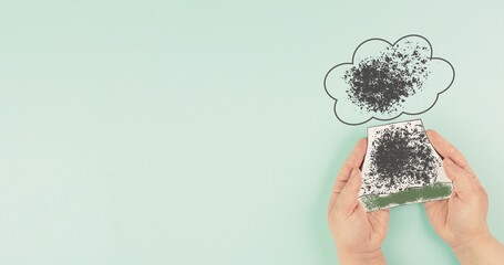 Active vulcano, magma expells and lava flow down the rock mountain, volcanic eruption, co2 emission