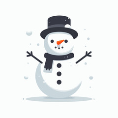 snowman vector illustration