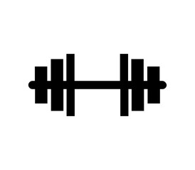Gym weight icon illustrated on white background