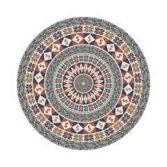 Circular pattern in traditional Palestinian style, vector design element