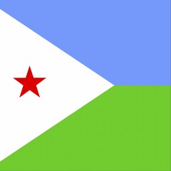 Official national flag of Djibouti