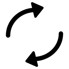 
Illustration showing a black arrow (pointer) icon on a white background