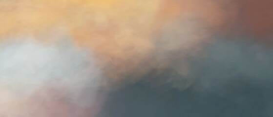 Surreal Blurred Abstract Art Colorful Background, sky with clouds as blurred background