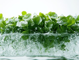 Witness the Rhythmic, Clear Natural Process of Photosynthesis Sunlight, Water Vapor, and the Elegant Dance of Transpiration in Plants Observe the Vital Role of Water in Photosynthesis, Transforming