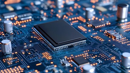 Exploring the Intricacies of Modern Technology on a Circuit Board