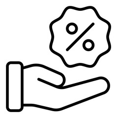 Offer line icon