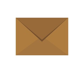 Letter icon illustrated in vector on white background
