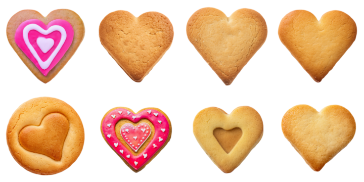 Heart-Shaped Cookies for Valentine's Day