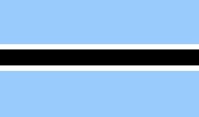 National Flag of Botswana