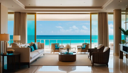 Fototapeta premium luxury hotel room