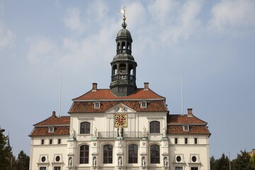Naklejka premium Town Hall, Lüneburg, Lower Saxony, Germany, Europe